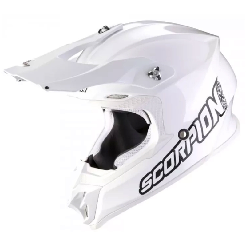 Motokrosová prilba Scorpion VX-16 EVO AIR Solid biela