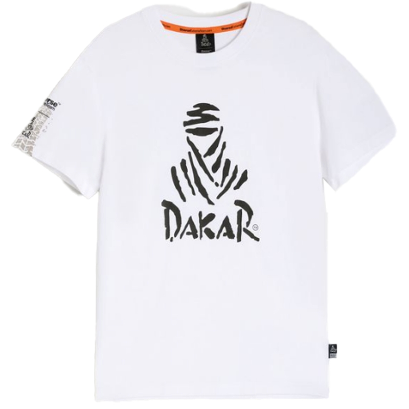 Tričko Dakar DES LOGO25 biele