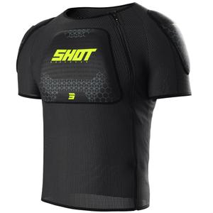 Chránič tela Shot Airlight T-Shirt čierno-fluo žltý