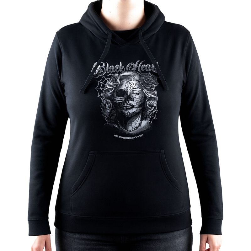 Dámska mikina Black Heart Dirty Queen čierna