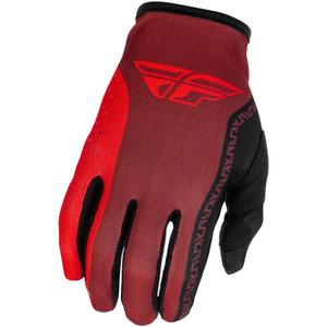 Motokrosové rukavice FLY Racing - USA Lite čierno-červené