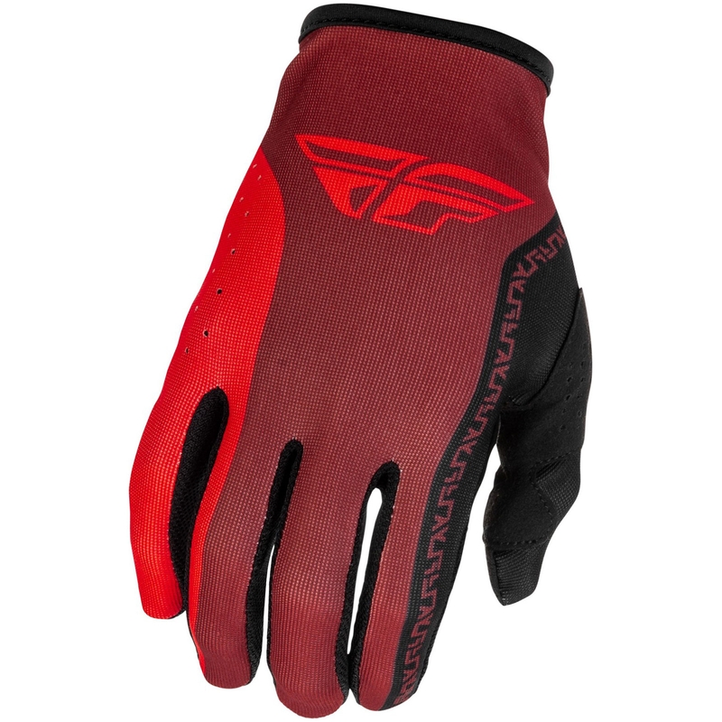 Motokrosové rukavice FLY Racing - USA Lite čierno-červené