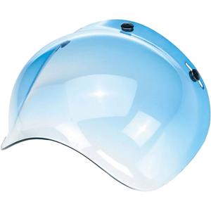Chrómový plexi štít model bublina pre prilbu Cassida Oxygen