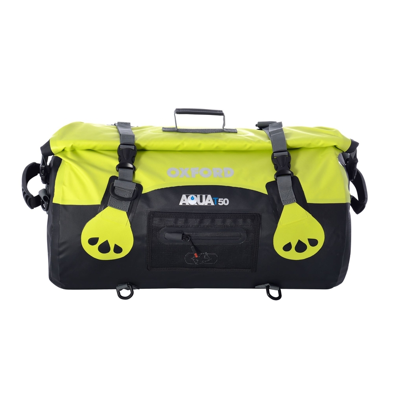 Vodotesný vak Oxford Aqua50 Roll Bag čierno-fluo žltý