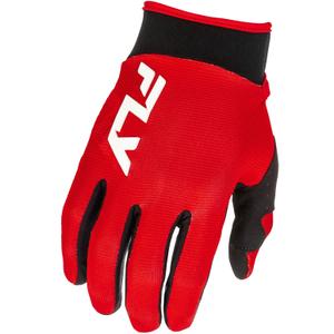 Motokrosové rukavice FLY Racing - USA F-16 červeno-čierno-biele