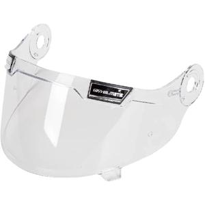 Plexi MT-V-32 Max Vision pre helmy Jarama/Jarama SV číre so striebornými detailmi