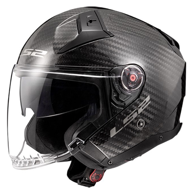 Otvorená prilba na motorku LS2 OF603 Infinity II Carbon-06 čierna lesklá