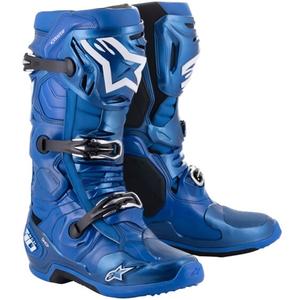 Topánky na motorku Alpinestars Tech 10 modro-čierno-biele
