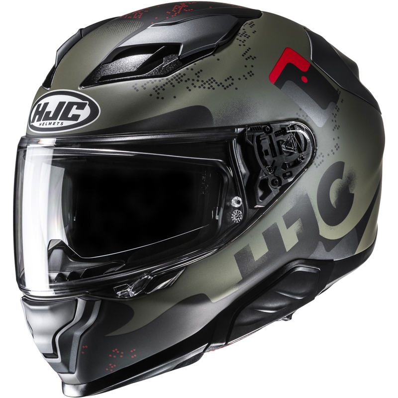 Integrálna helma na motorku HJC F71 Faco MC1SF khaki-čierna