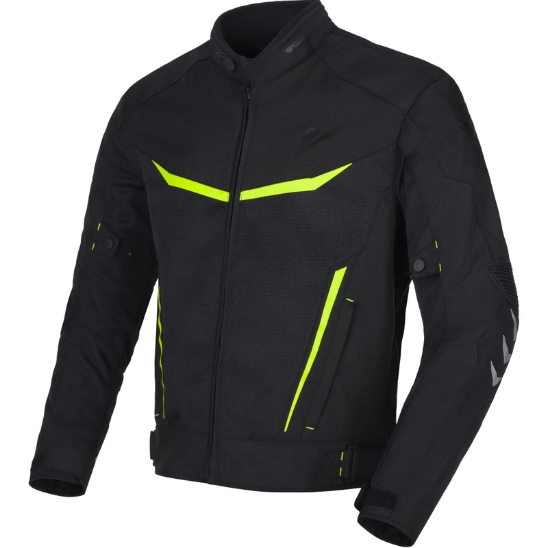 Bunda na motocykel RSA Runway čierno-fluo žlta