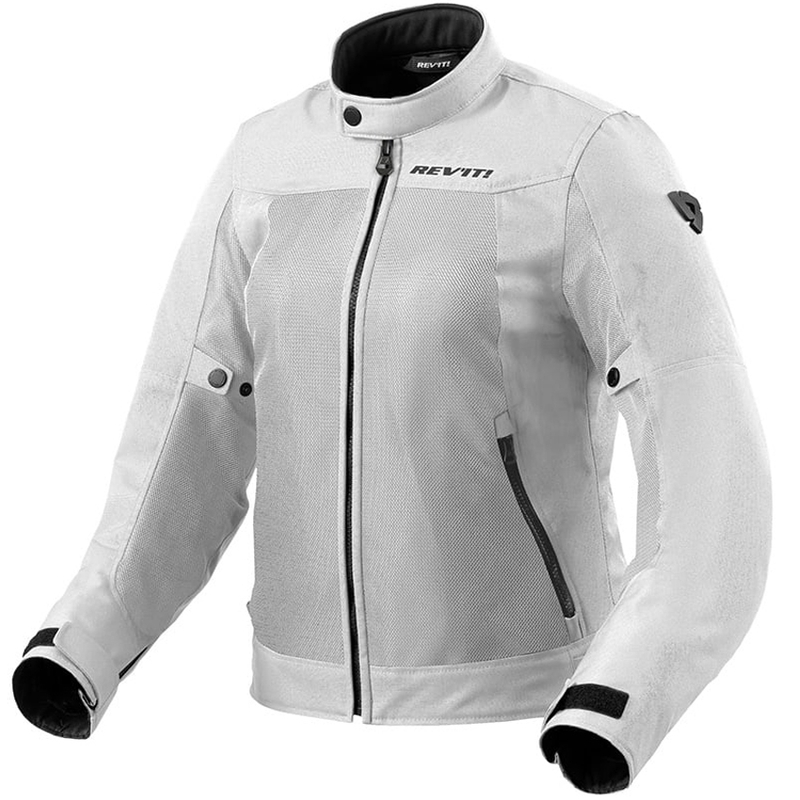 Dámska bunda na motocykel Revit Eclipse 2 strieborná