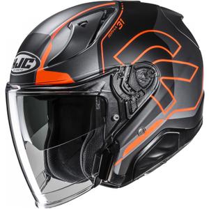 Otvorená helma na motorku RPHA 31 Dereen MC6HSF čierno-šedo-oranžová