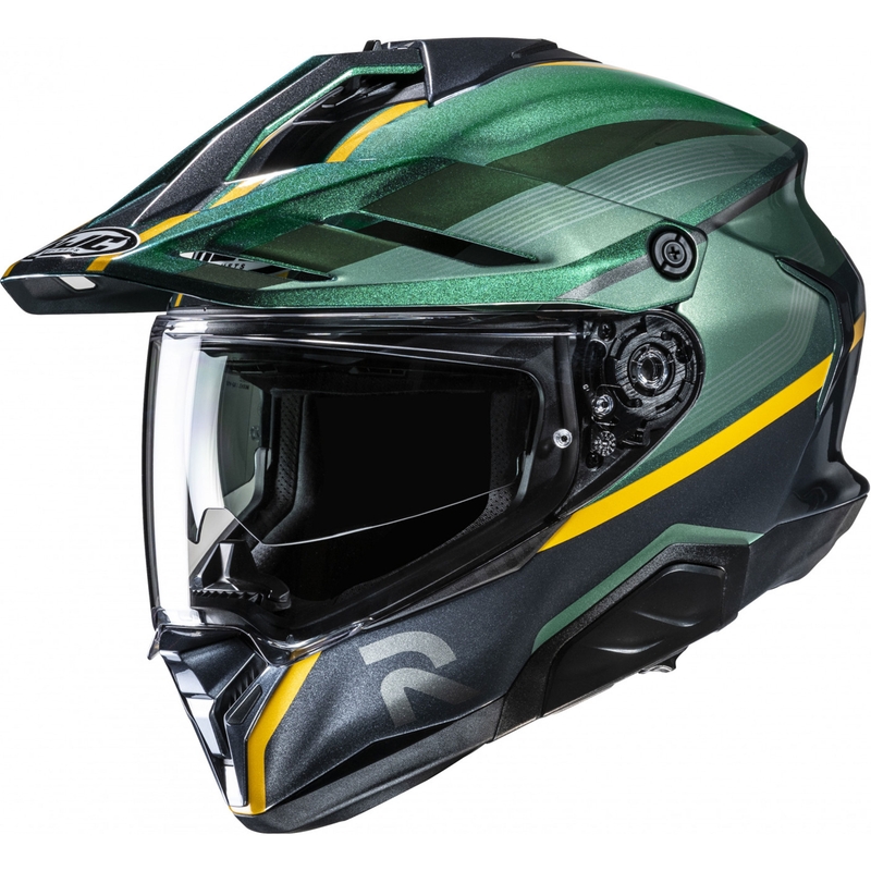 Enduro helma na motorku HJC RPHA 60 Arbre MC4 zeleno-čierno-žltá