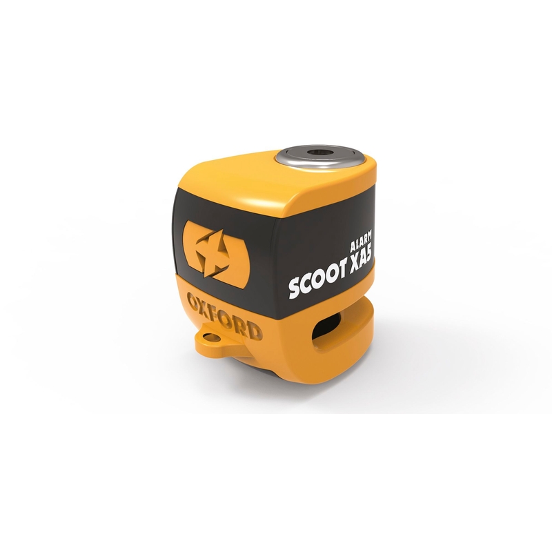 Zámok kotúčové brzdy Oxford Scoot XA5 oranžovo-čierny