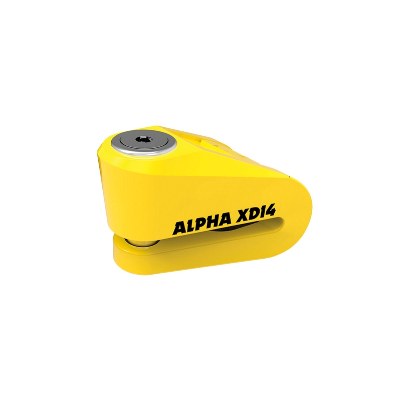 Zámok kotúčové brzdy Oxford Alpha XD14 žltý