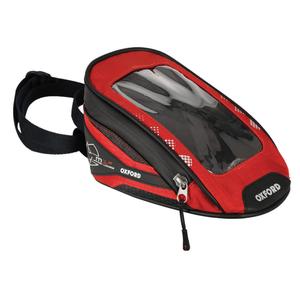 Tankbag na motocykel Oxford M1R Micro čierno-červený