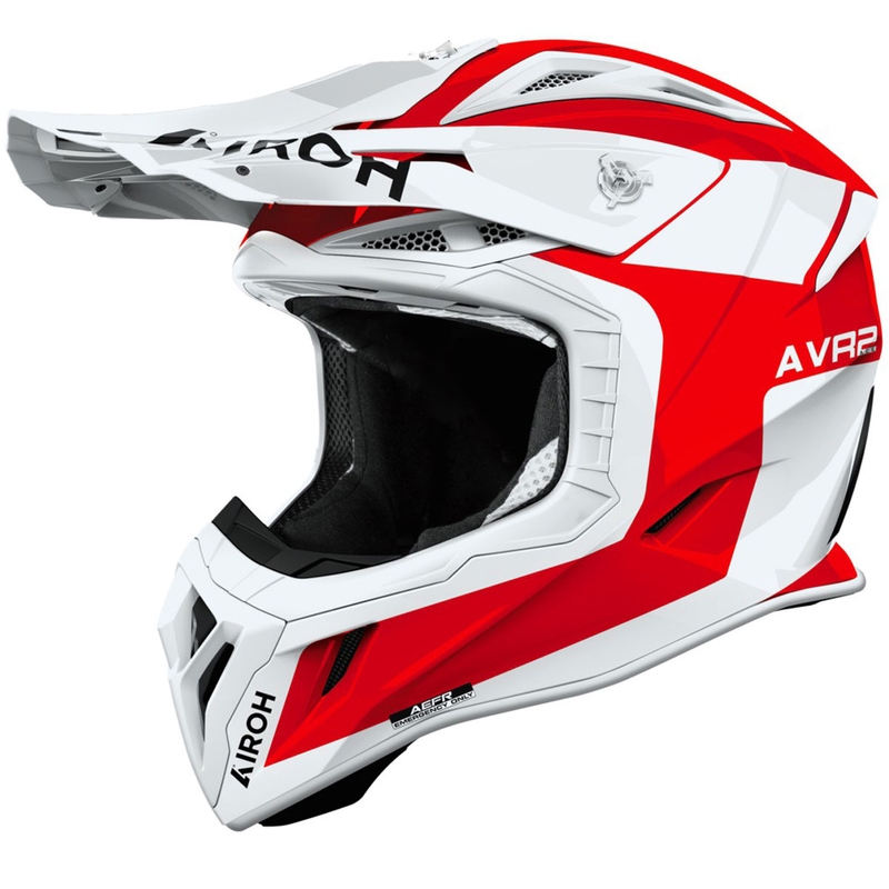 Motokrosová prilba Airoh Aviator ACE 2 Iron lesklá červená