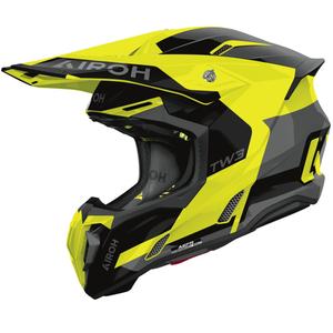 Motokrosová prilba Airoh Twist 3 Fancy lesklá fluo žltá