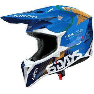 Motokrosová prilba Airoh Wraaap 6DAYS ® ITALY lesklá