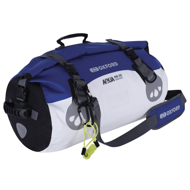Vodotesný vak Oxford Aqua RB-30 Roll Bag bielo-modrý