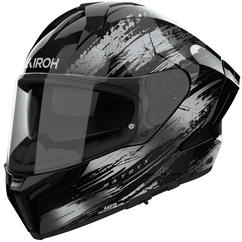 Integrálna helma na motorku Airoh MATRYX Reflex lesklá šedá