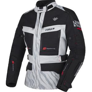 Dámska bunda na motocykel RSA Dakar 2 čierno-šedo-červená