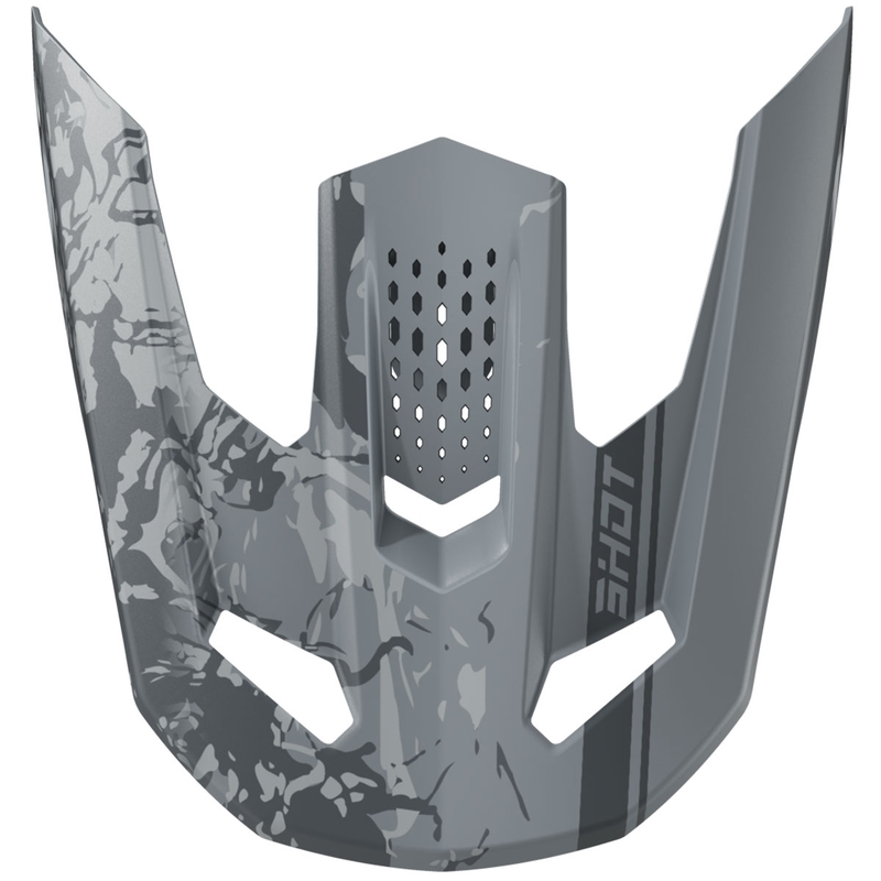 Šilt pre prilby Shot Speed ​​Battle matný sivý