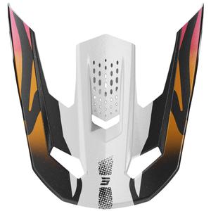 Šilt pre prilby Shot Speed ​​Wave perleťovo čierno-biely