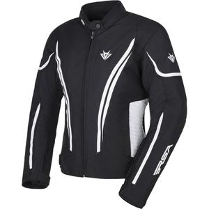 Dámska bunda na motorku RSA Wasp čierno-biela