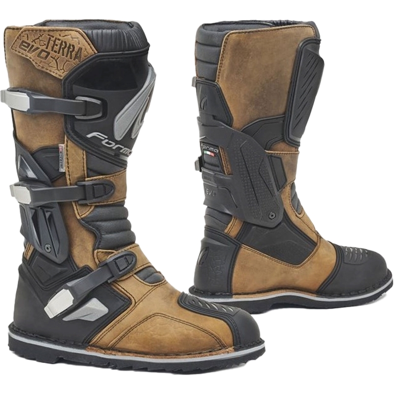 Čižmy na motocykel Forma Terra Evo WP hnedé