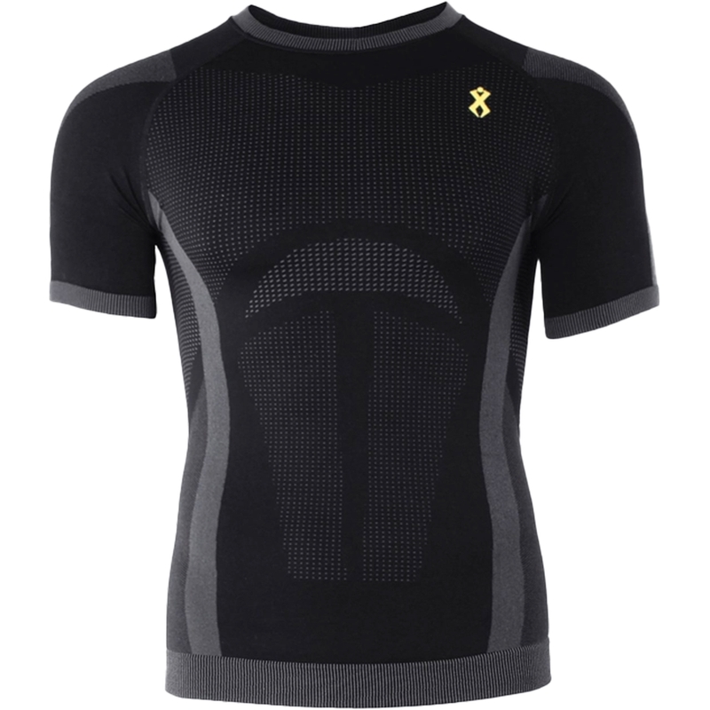 Pánske funkčné tričko Rilax Noah čierne - krátky rukáv