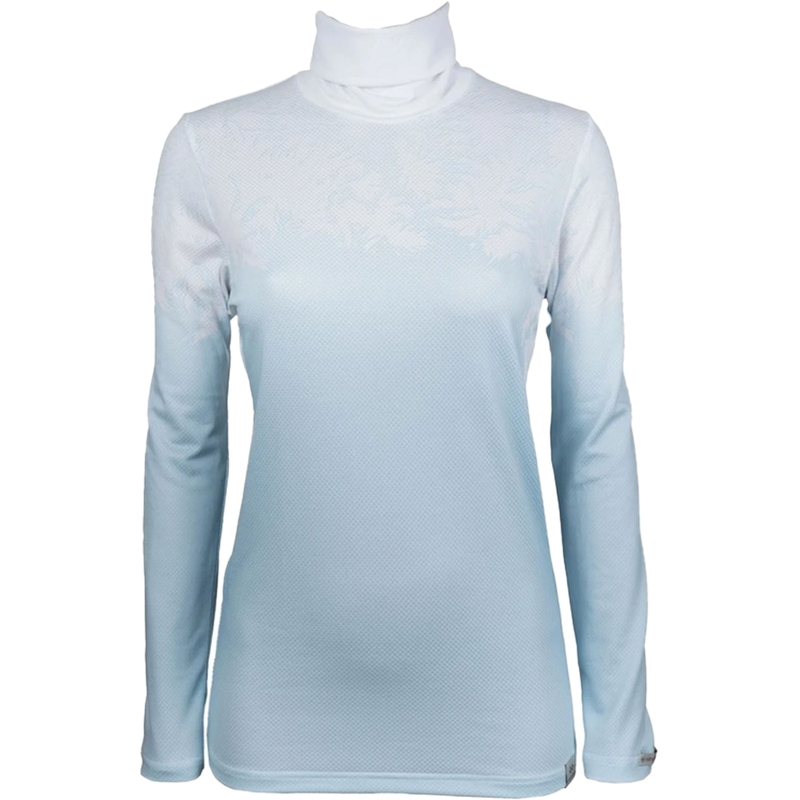 Dámske termo tričko nanosilver® Frozen modro-biele II