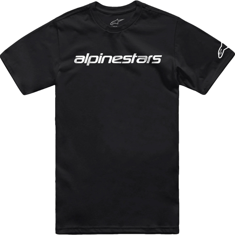 Tričko Alpinestars Linear Wordmark 2.0 CSF čierno-biele