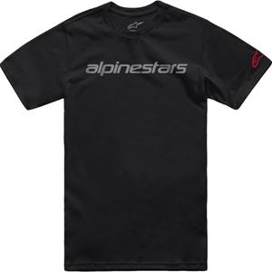 Tričko Alpinestars Linear Wordmark 2.0 CSF čierno-šedo-červené
