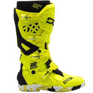 Topánky na motorku SiDi Crossair X RACR001 čierno-fluo žlté