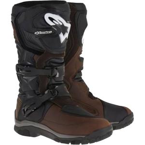Topánky na motocykel Alpinestars Corozal Adventure Oiled Drystar hnedo-čierne