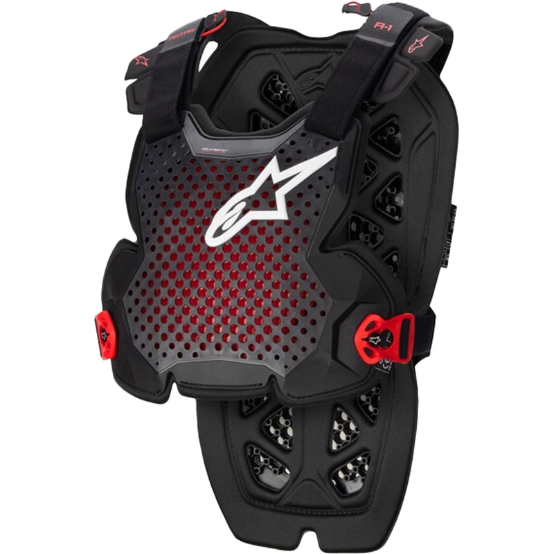 Chránič hrudníka Alpinestars A-1 PRO čierna-antracitová-červená