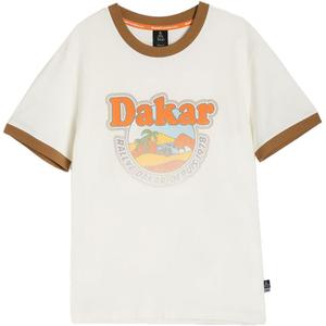 Tričko Dakar DES VINT MOR biele