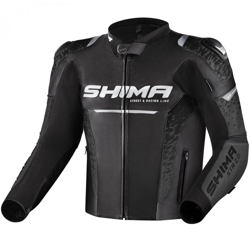 Bunda na motocykel Shima STR 2.0 čierno-sivá