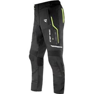 Nohavice na motorku Street Racer Flex EVO čierno-fluo žlté
