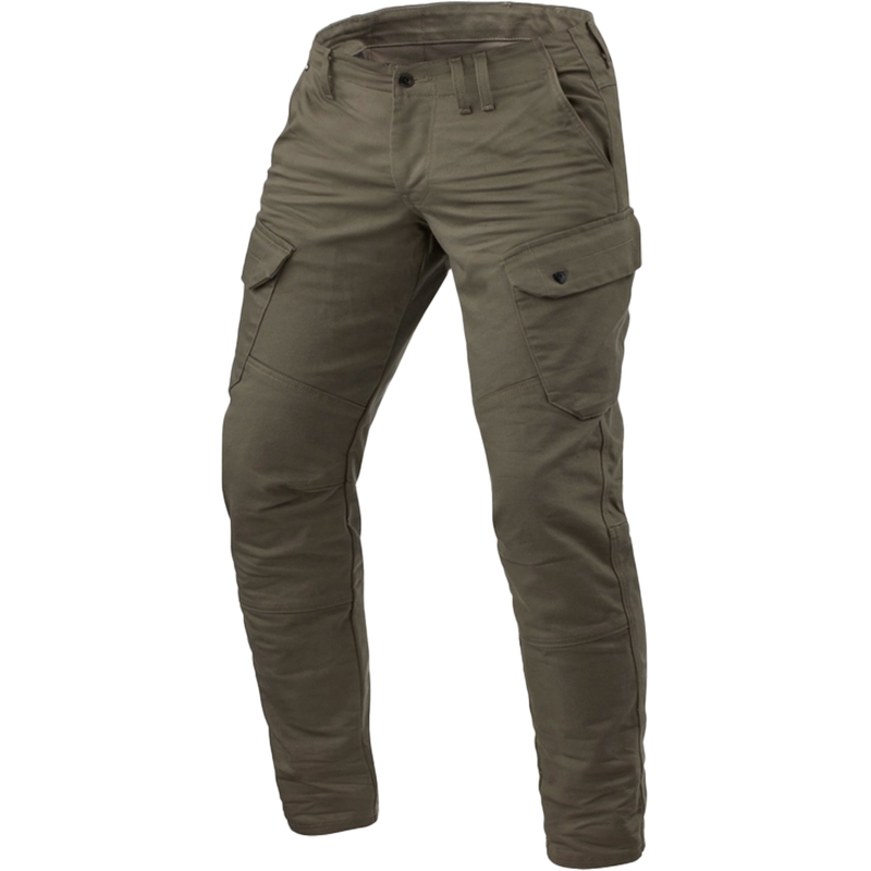 Džínsy na motorku Revit Cargo 2 TF khaki