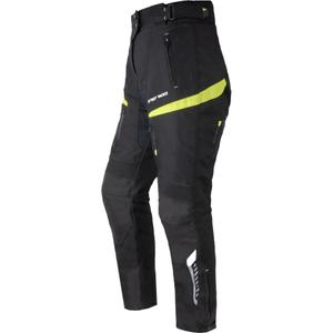 Dámske nohavice na motorku Street Racer Vix čierno-fluo žlté