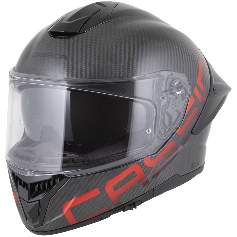 Integrálna prilba na motorku Cassida Integral GTS 2.1 Plus Carbon matná carbon-červená