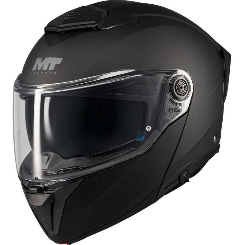 Výklopná prilba na motorku MT Atom 2 SV Pure A1 matná čierna