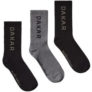 Set ponožiek Dakar Athlan čierno-šedé
