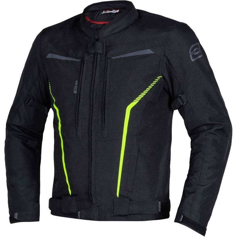 Bunda na motocykel Ozone Delta IV čierno-fluo žltá