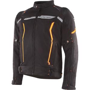 Bunda na motocykel Street Racer Flex EVO čierno-oranžová