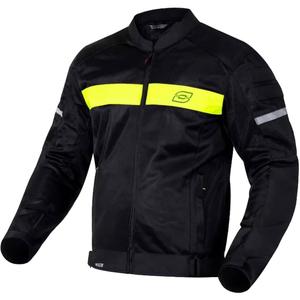 Bunda na motocykel Ozone Dart čierno-fluo žltá