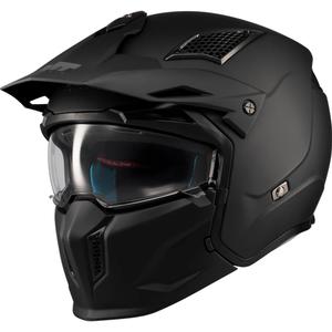 Modulárna prilba na motorku MT Streetfighter SV S Pure A1 matná čierna