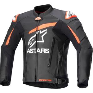 Bunda na motorku Alpinestars GP PLUS 4 čierno-fluo červeno-biela